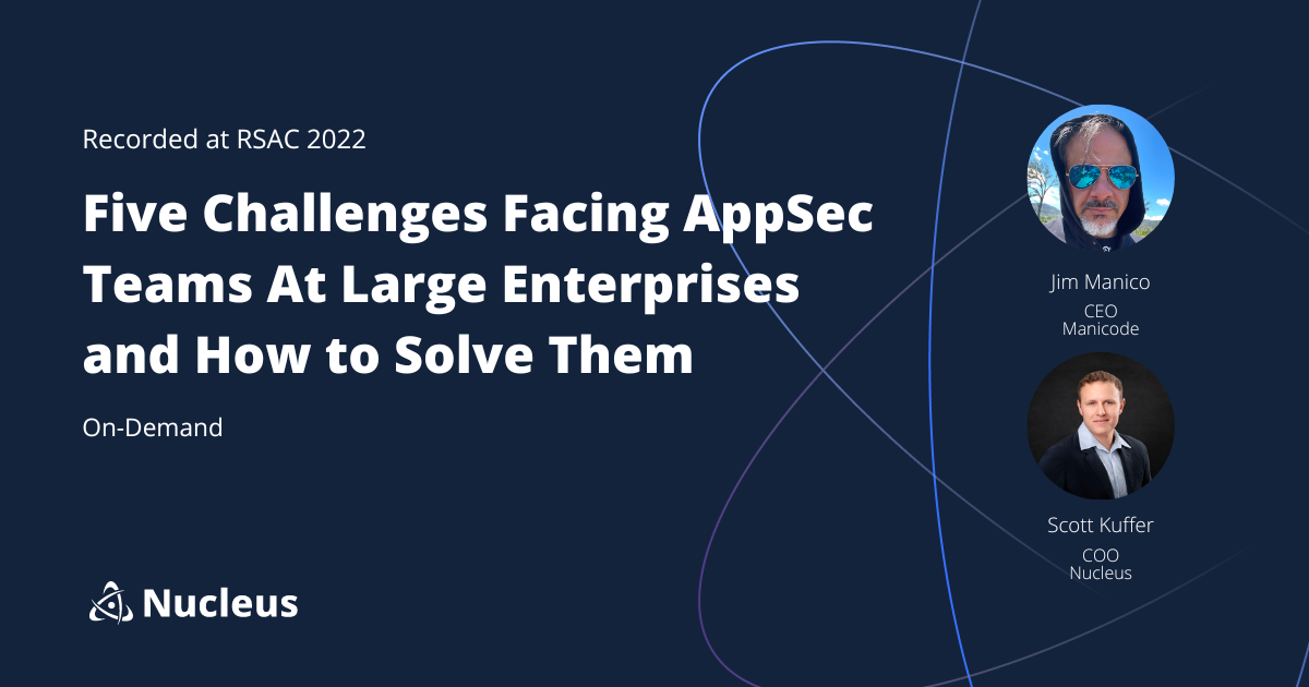 Five Challenges of Application Security