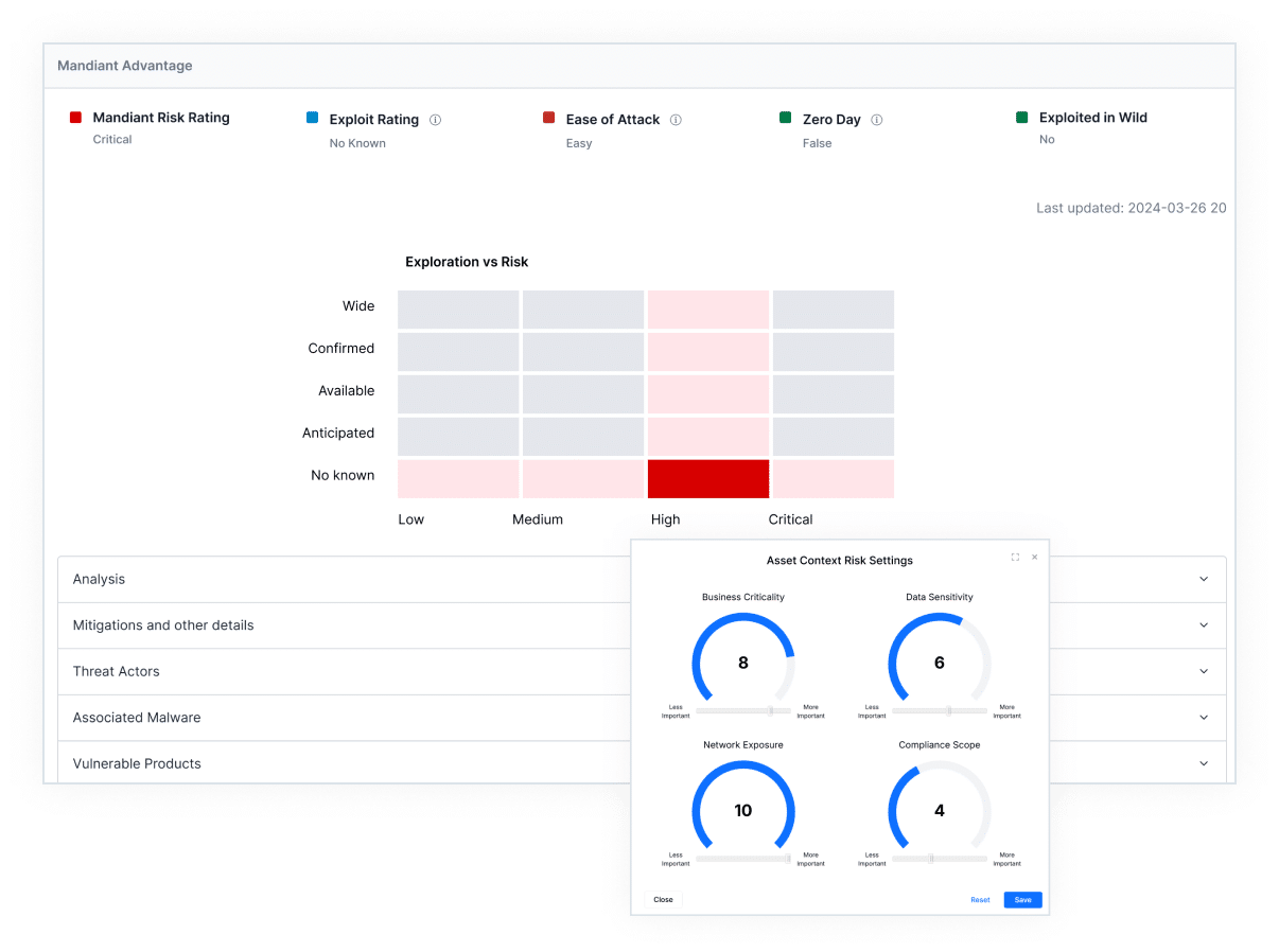 Risk Prioritization Dashboard