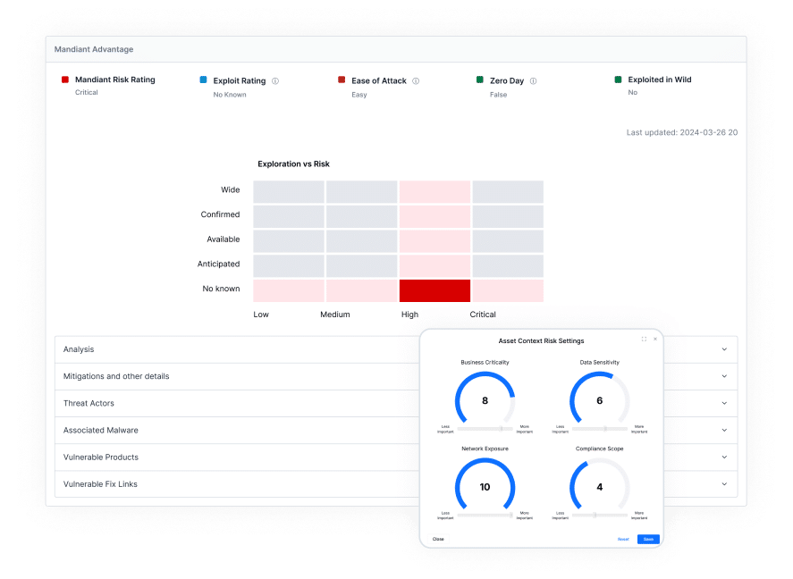 Risk Prioritization Dashboard