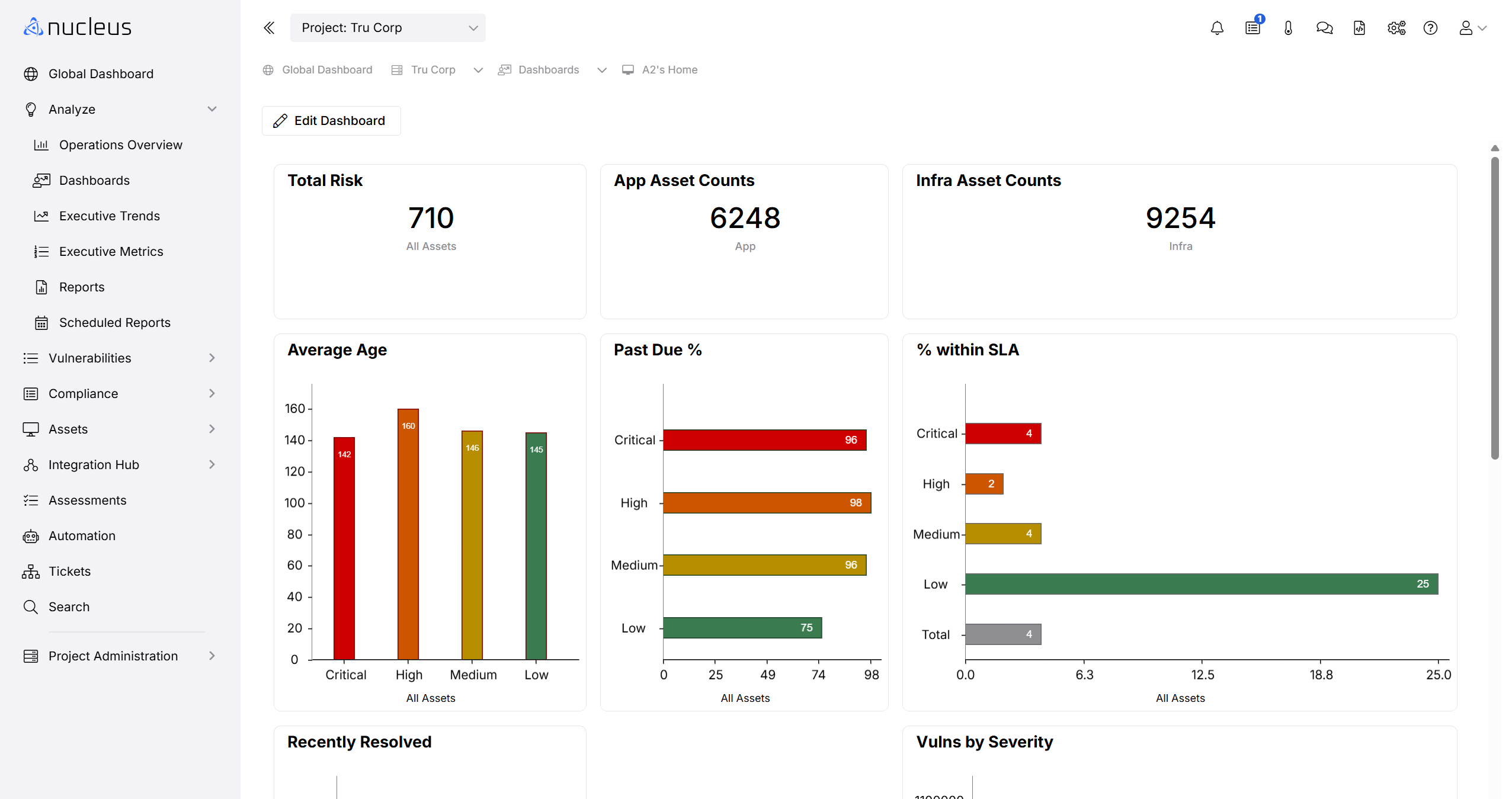 Custom Dashboard