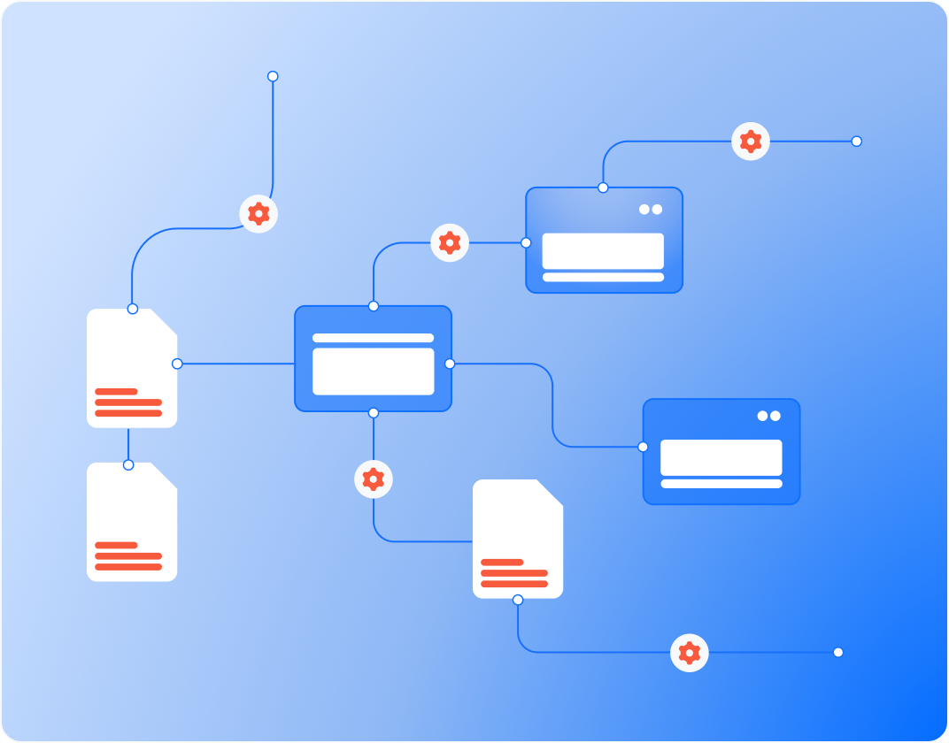 Workflow integration graphic