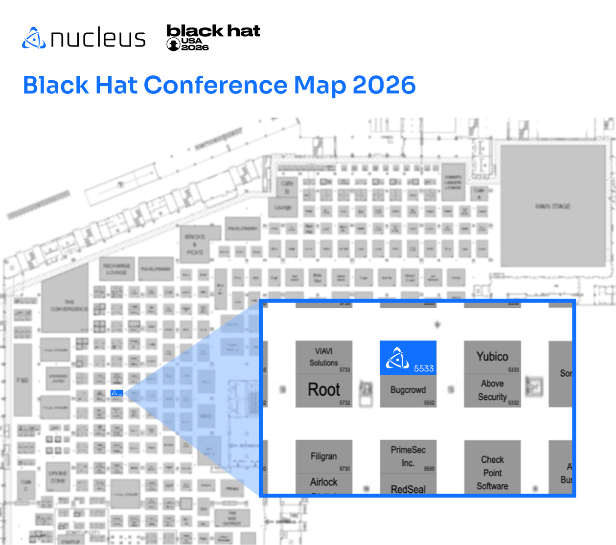 Nucleus Black Hat 2026 Booth Map