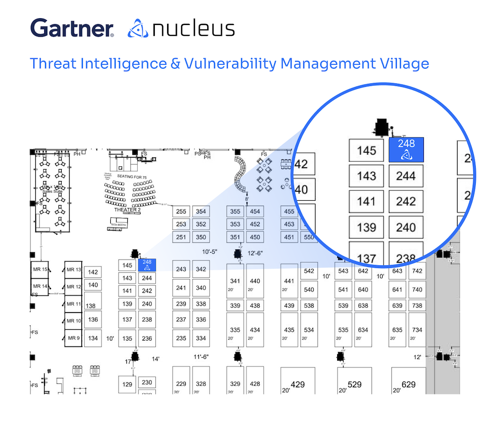 Nucleus Gartner 2026 Booth Map