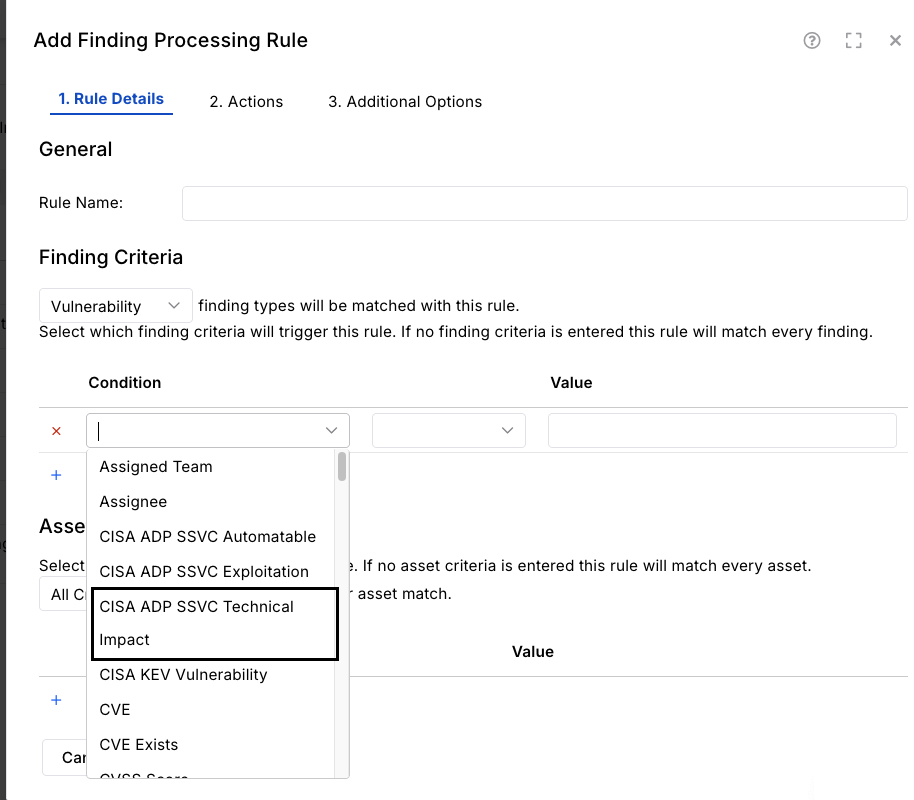 Nucleus CISA Tech Processing Rule