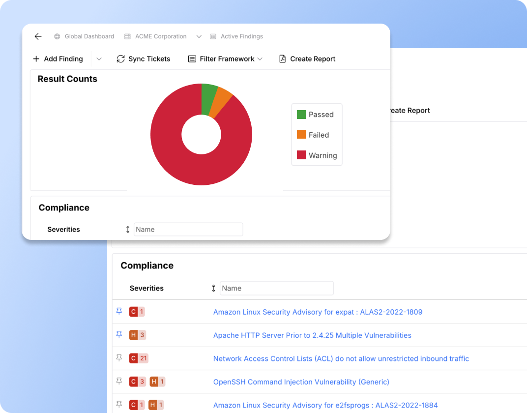 Audit-ready compliance screenshot