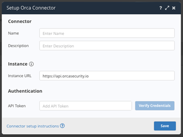 Orca connector setup in Nucleus